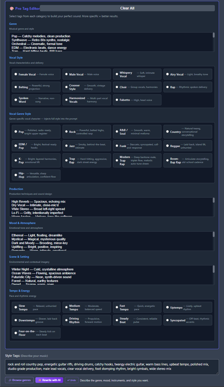 Pro Tag Editor